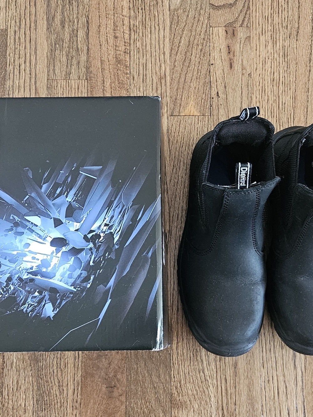 DieHard Polara Black Non-Slip Steel Toe Boots